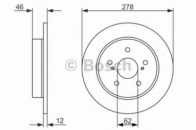 Тормозной диск BOSCH купить