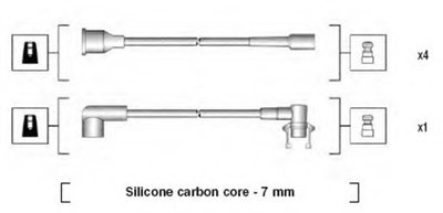 Комплект проводов зажигания MAGNETI MARELLI купить