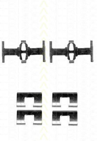 Комплектующие, колодки дискового тормоза TRISCAN купить