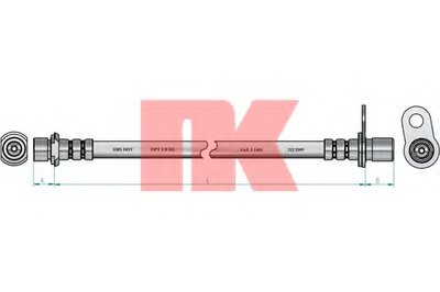 Тормозной шланг NK купить