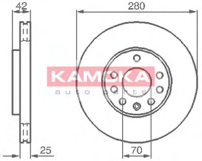 Тормозной диск KAMOKA KAMOKA купить