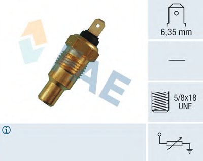 Датчик, температура охлаждающей жидкости FAE купить