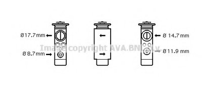 Расширительный клапан, кондиционер AVA QUALITY COOLING купить
