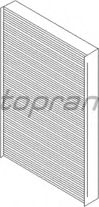 Фильтр, воздух во внутренном пространстве TOPRAN купить