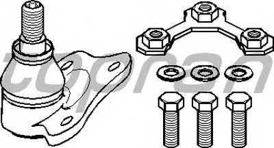 Шаровой шарнир TOPRAN купить