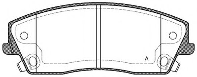 Комплект тормозных колодок, дисковый тормоз ADVANCE OPEN PARTS купить