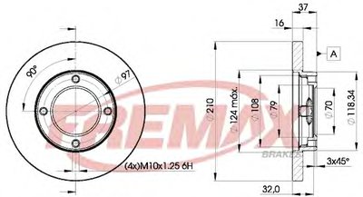 Тормозной диск Premium Carbon + FREMAX купить