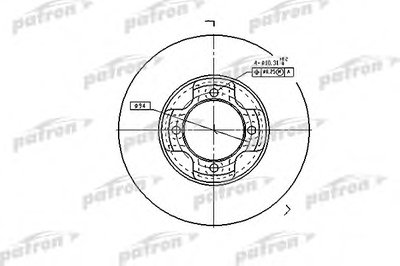 Тормозной диск PATRON купить