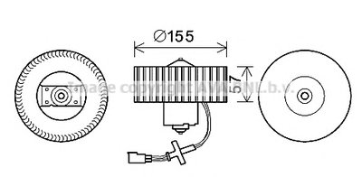 Электродвигатель, вентиляция салона AVA QUALITY COOLING купить