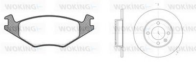 Комплект тормозов, дисковый тормозной механизм WOKING купить