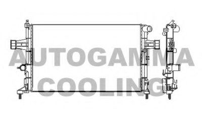 Радиатор, охлаждение двигателя AUTOGAMMA купить
