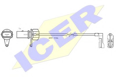Сигнализатор, износ тормозных колодок ICER купить
