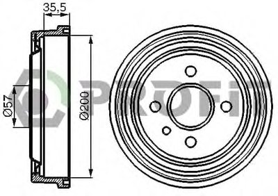 Тормозной барабан PROFIT купить