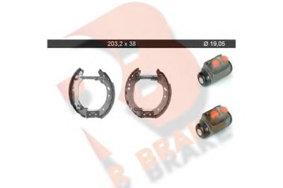 Комплект тормозных колодок R BRAKE купить