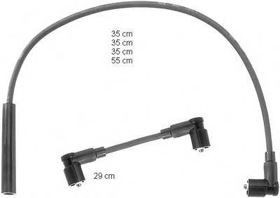 Комплект проводов зажигания BERU купить