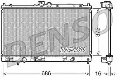 Радиатор, охлаждение двигателя DENSO купить