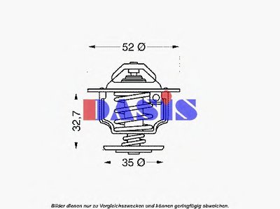 Термостат, охлаждающая жидкость AKS DASIS купить