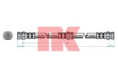 Тормозной шланг NK купить