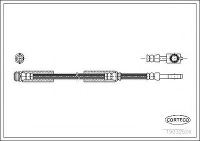Тормозной шланг CORTECO купить