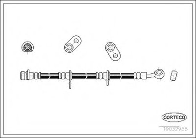 Тормозной шланг CORTECO купить