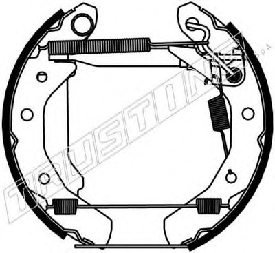 Комплект тормозных колодок FAST KIT TRUSTING купить