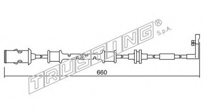 Сигнализатор, износ тормозных колодок TRUSTING купить