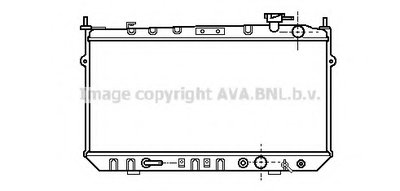 Радиатор, охлаждение двигателя AVA QUALITY COOLING купить