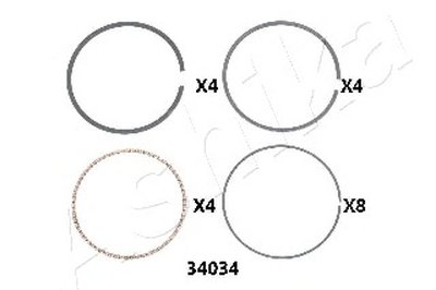 Поршневое кольцо ASHIKA купить