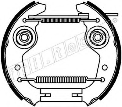Комплект тормозных колодок FAST KIT fri.tech. купить