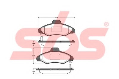 Комплект тормозных колодок, дисковый тормоз sbs купить