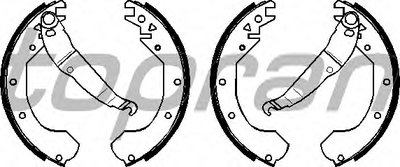 Комплект тормозных колодок TOPRAN купить