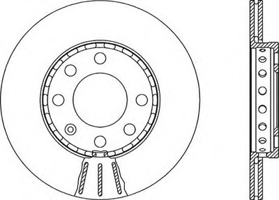 Тормозной диск ADAPTIVE OPEN PARTS купить