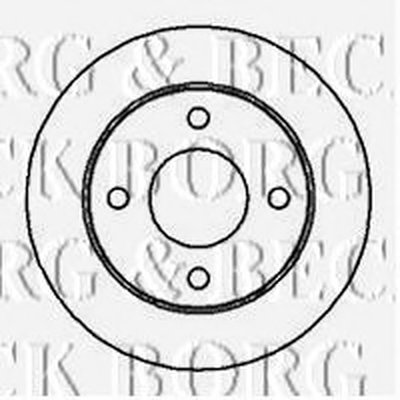Тормозной диск BORG & BECK купить