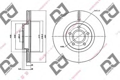 Тормозной диск DJ PARTS купить