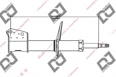 Амортизатор DJ PARTS купить