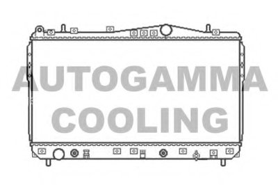 Радиатор, охлаждение двигателя AUTOGAMMA купить