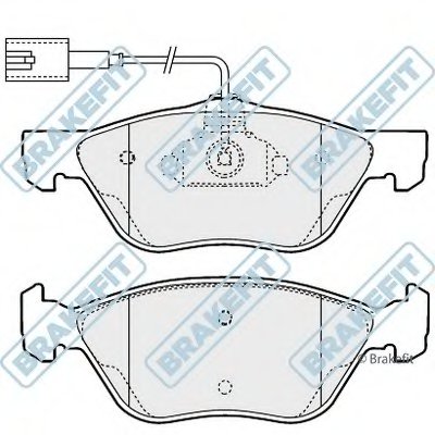 Комплект тормозных колодок, дисковый тормоз Brake Fit APEC braking купить