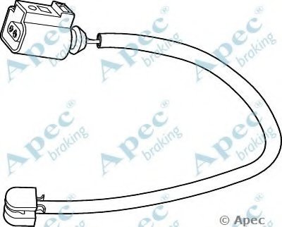 Указатель износа, накладка тормозной колодки APEC braking купить