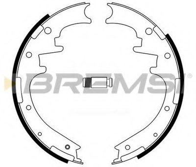 Комплект тормозных колодок BREMSI купить