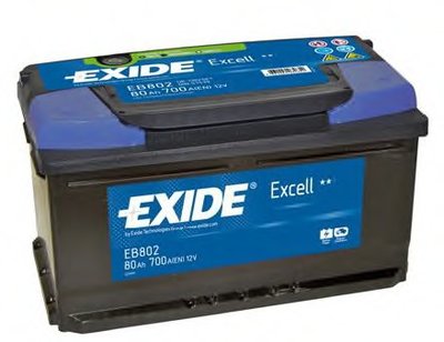 Аккумулятор   80Ah-12v Exide EXCELL(315х175х175),R,EN700