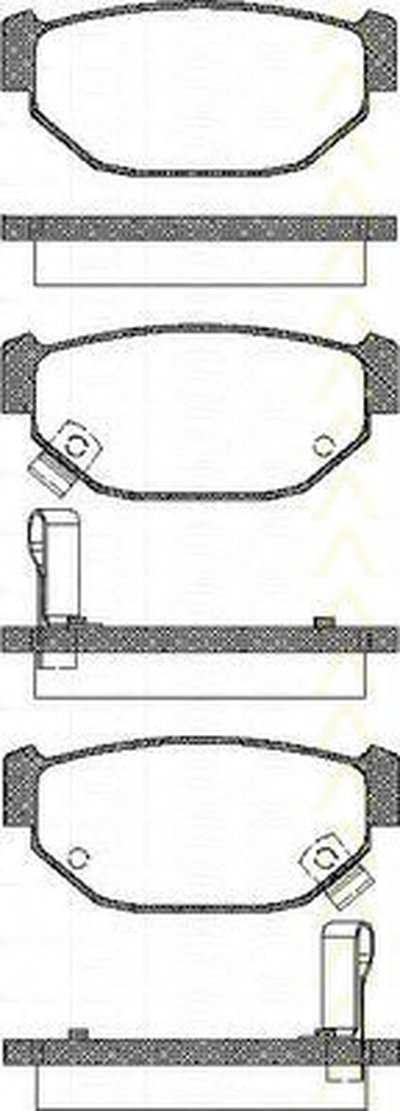Комплект тормозных колодок, дисковый тормоз TRISCAN купить