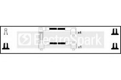 Комплект проводов зажигания ElectroSpark STANDARD купить