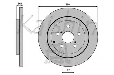 Тормозной диск KAISHIN купить