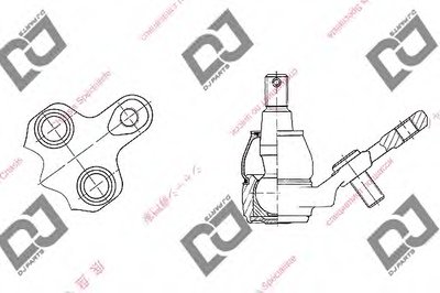 Шаровой шарнир DJ PARTS купить