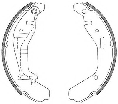 Комплект тормозных колодок ADVANCE OPEN PARTS купить