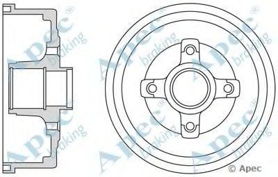 Тормозной барабан APEC braking купить