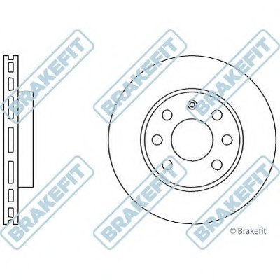 Тормозной диск Brake Fit APEC braking купить