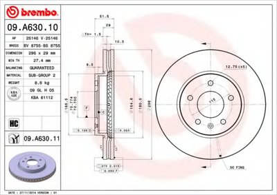 Тормозной диск BREMBO купить