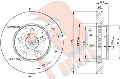 Тормозной диск R BRAKE купить