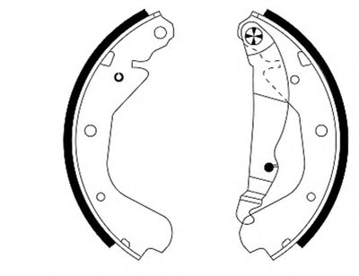 Комплект тормозных колодок HELLA купить